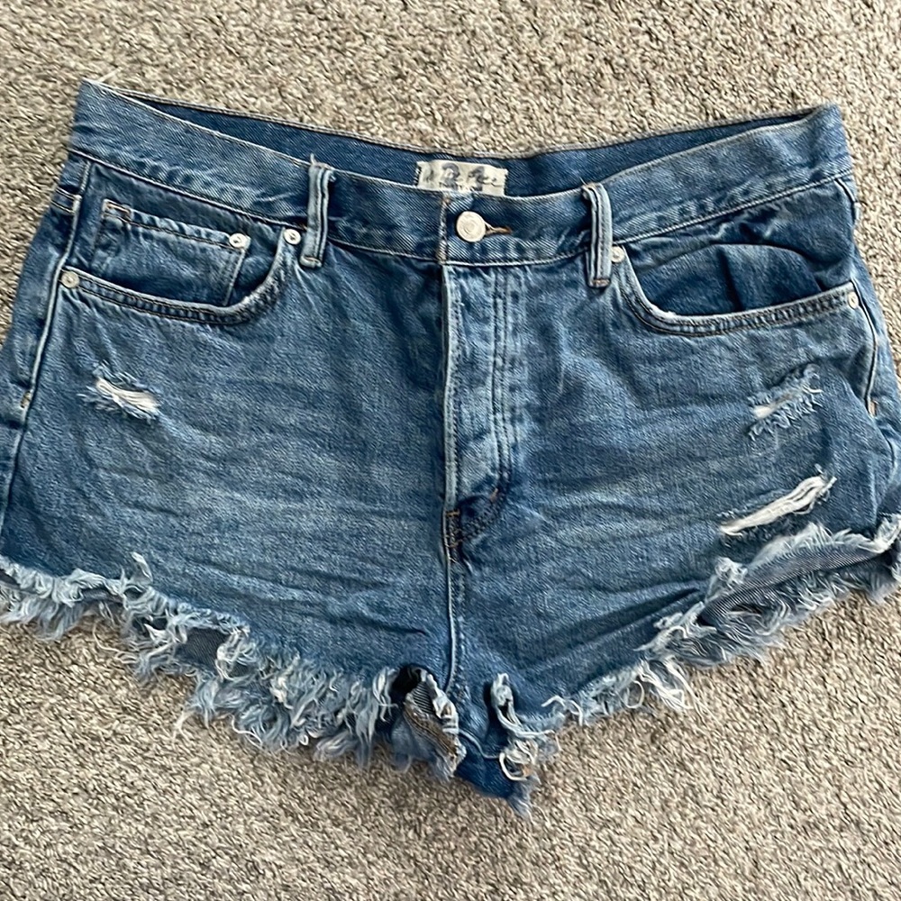 Free people Jean shorts